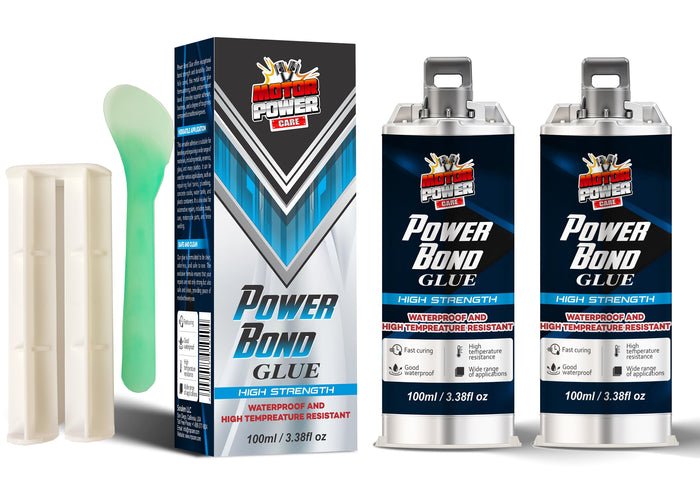 Power Bond Adhesive — Metal Repair Glue, Pack of 2