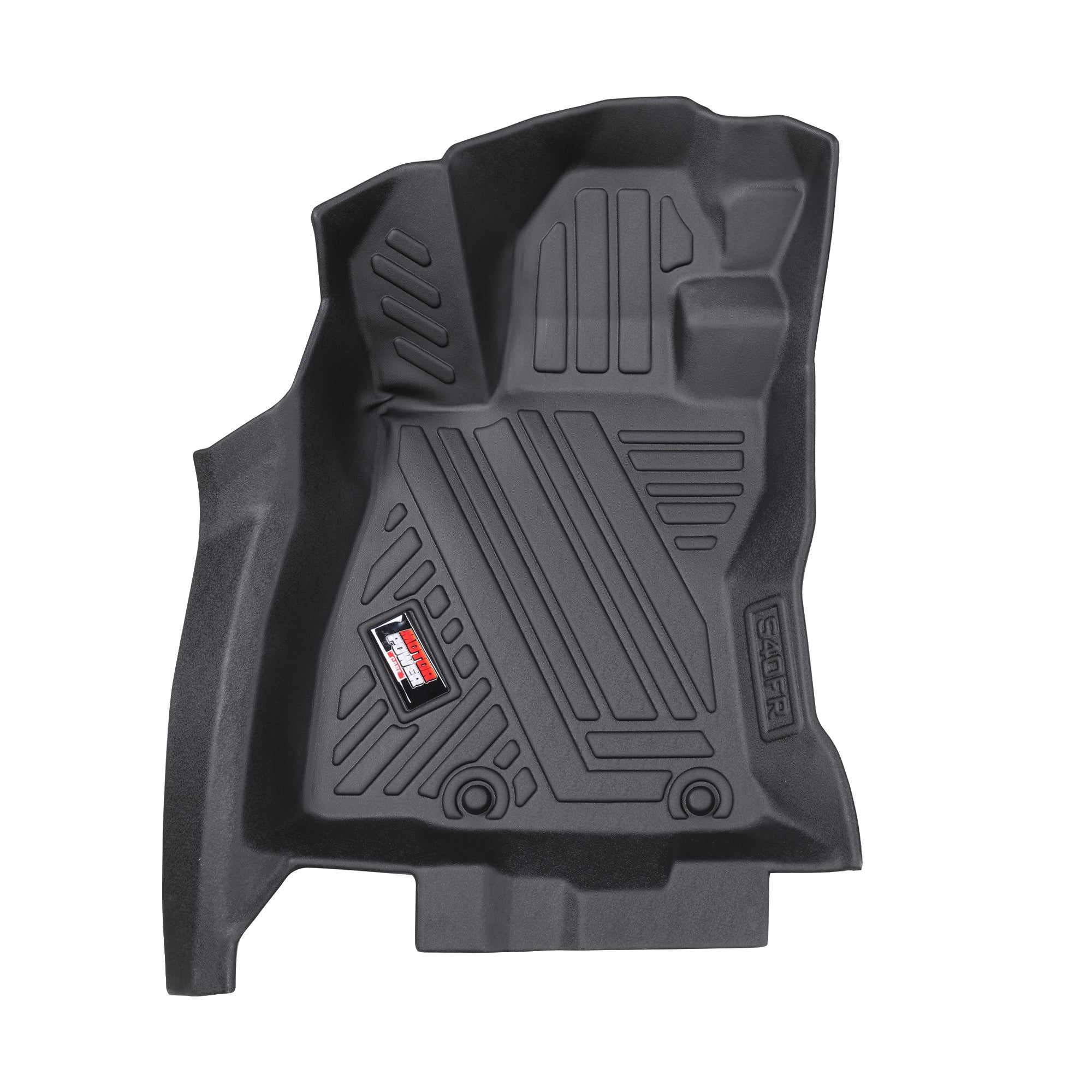 thumbnail image 2 of Autohai All-Weather TPE Floor Mats For 2019-2023 Subaru Forester - Black, 3-Piece Set (Front & Rear) 2 of 6