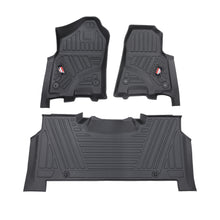 Load image into Gallery viewer, 2019-2024 Dodge Ram 1500 Crew Cab New Body (NOT for Classic Models) 3D TPE floor mat latest design, TPE All Weather, Heavy Duty Floor Liner Custom Fit