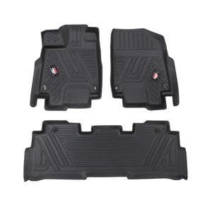 2018-2025 Honda Odyssey, All Weather Car Mats TPE Floor Liner for Odyssey,1st 2nd & 3rd Rows and Cargo Liner 3D TPE floor mat latest design, TPE All Weather, Heavy Duty Floor Liner Custom Fit