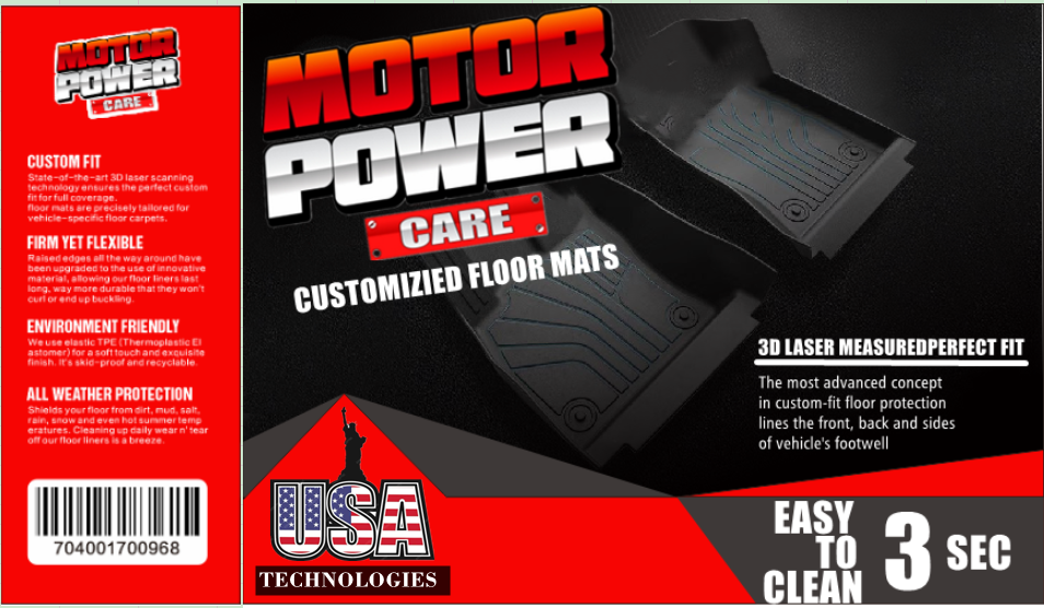 2018-2025 Honda Odyssey, All Weather Car Mats TPE Floor Liner for Odys ... 2025 honda odyssey all weather floor mats