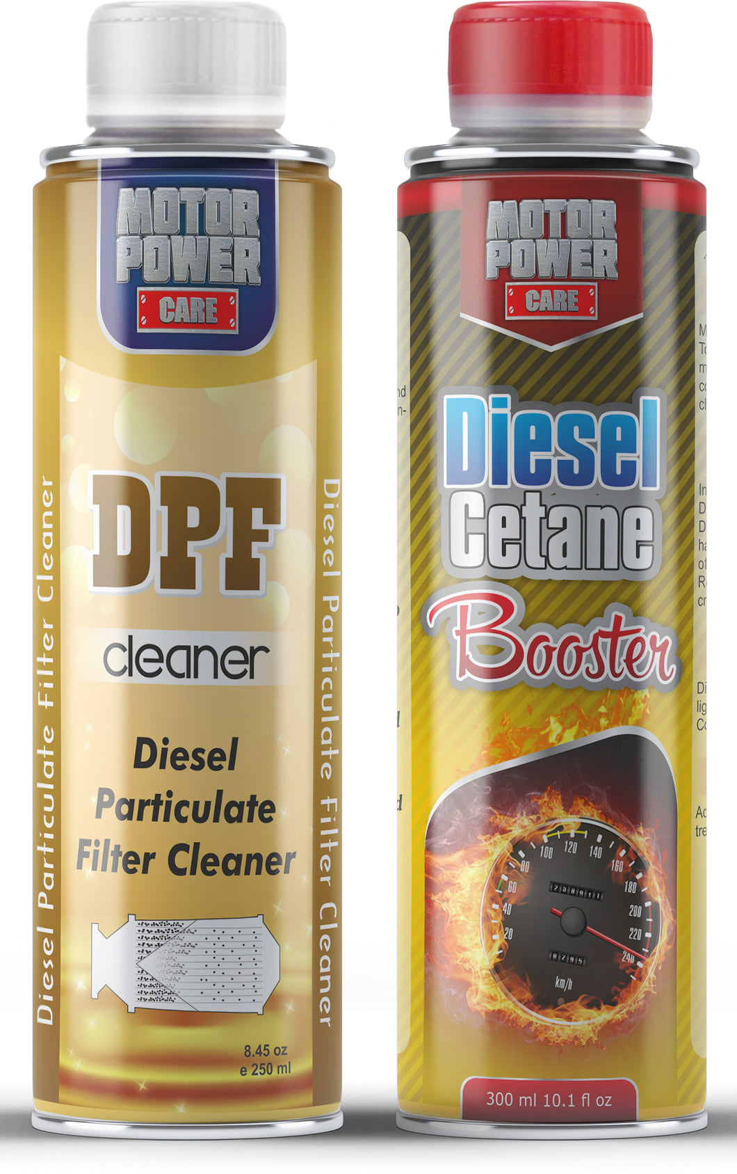 Diesel system treatment kit, DPF cleaner & Cetain Booster high perform –  MotorPower Care