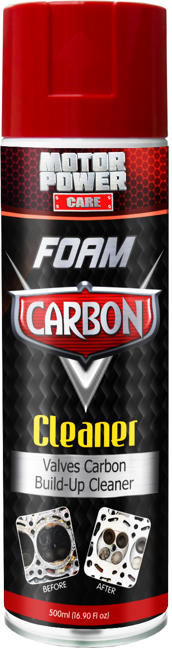 Carbon build-up valves cleaner, foam effective formula, cleans