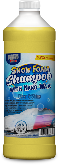 Snow Foam Car Shampoo with Nano Wax